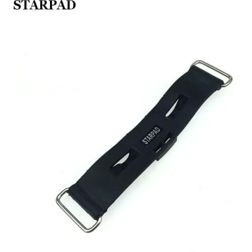 STARPAD For Wangjiang Suzuki GN250 battery fixing tape Motorcycle electric car plastic tape accessories soft rubber hook