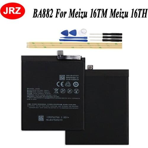 Mcdark BA882 For Meizu 16TH Phone Battery For Meizu 16TM 3010mAh Hight Capacity Quality Replacement Batteries+Tools