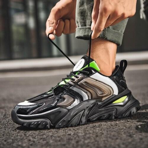 Fashion outdoor basketball running sports trendy men must have casual sports shoes Korean style trend air cushion casual shoes