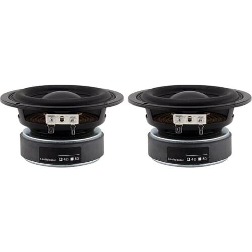 Woofer Subwoofer 4 Inch Speaker 4Ohm 8Ohm 40W Long Stroke 25mm Core Speaker Low Frequency Bass Deep Bass Loudspeaker Subwoofer