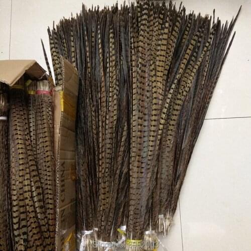 New! Selling 100 pcs beautiful pheasant feathers Various colors optional long 32-36 inch 80-90 cm various props decoration