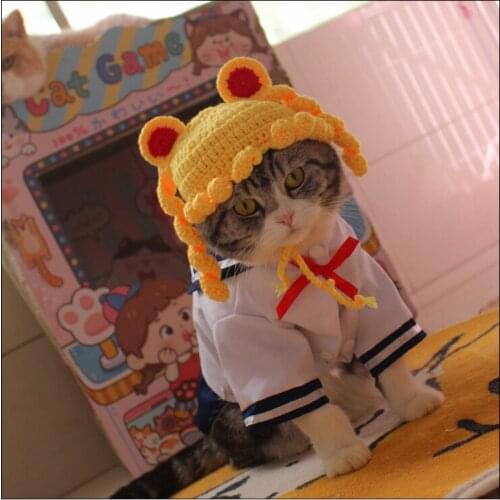 Cat Clothes High School Uniform cat Dress Cat Costume pet pet costumes halloween clothes