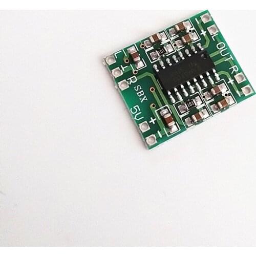 5PCS PAM8403 Super Mini Digital Amplifier Board 2 * 3W Class D Digital Amplifier Board Efficient 2.5 to 5V USB Power Supply