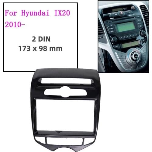 2DIN Car DVD Player frame For 2010+ Hyundai IX20 CAR Radio Multimedia NAVI fascia