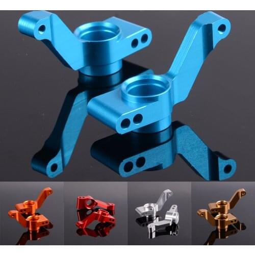 SLA001 #1952 Aluminum Rear Stub Axle Hub Carrier (L/R) 2pcs For RC Car Traxxas 1/10 Slash 4x4 Rustler Stampede Upgrade Parts