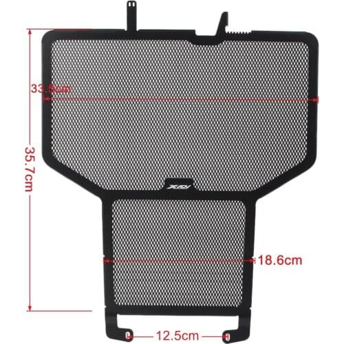 XADV750 Motorcycle Radiator Cooler Grille Guard Cover Protection For Honda X-ADV 750 2017 2018 2019 Black Aluminum