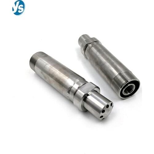 YS High Quality Stainless Steel 1000L Large Flow Rate Air Atomizing Spray Gun, Air-Assisted Two-Fluid Spray Gun Full Cone