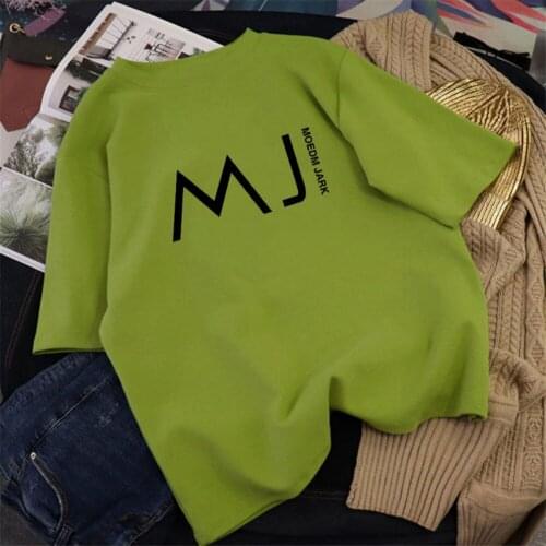 Women T-Shirt Summer Harajuku Letter Tee Shirt O-Neck Short Sleeve White Loose T Shirts Tops Femme Plus Size streetwear camiseta