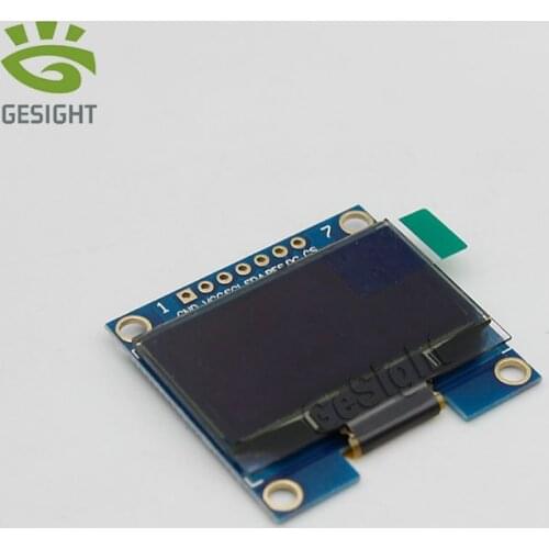 1.3 inch PMOLED IIC Serial Blue OLED Display Module 128X64 SSD1306 LCD Screen Board VDD GND SCK SDA for Arduino Blue