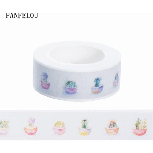 10M*15mm Potted plants stickers Washi Masking tape Quality good price HOT sell DIY Scrapbook Embellishments Decoration