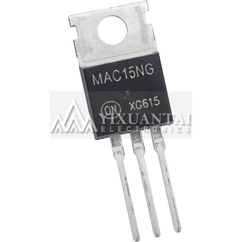 10pcs/lot 100% NEW origina MAC15NG 800V 15A MAC15N MAC 15NG TO220 Triode Transistor TO-220
