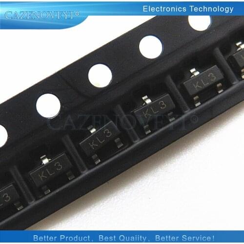 100pcs/lot 100S Schottky diode SOT-23 diode KL3 BAT54 SURFACT MOUNT SCHOTTKY BARRIER BAT54C In Stock