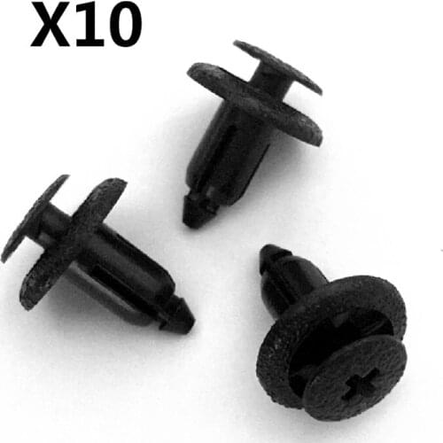 15 Pcs/Set For Toyota 90467-06133-CO Nylon Rocker Panel Push-Type Rivet Retainer Clips