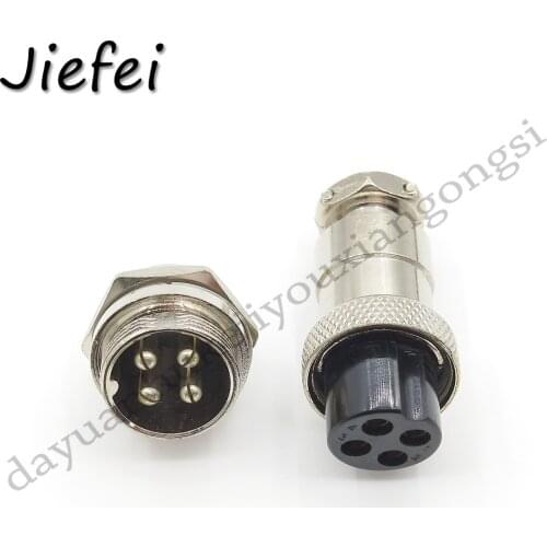 1set GX20 4-Pin 20 mm Aviation Circular Plug socket male female ADAPTER New