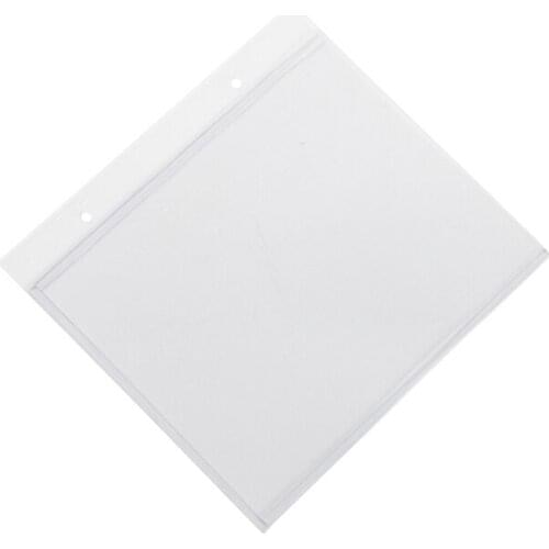 A6 Vinyl Sign Sleeves Flip Menu Cover Pvc Tag Pouch Sign Sleeves Plastic Bag Envelope File Pocket Hanging Tags Sign Holder