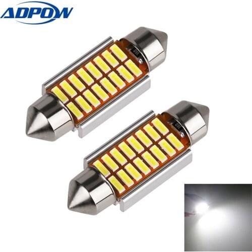 Светодиодные LED лампы C5W (SV8.5-8) ADPOW China At AliExpress