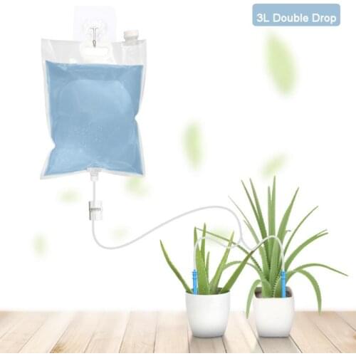 2L/3L/6.5L Indoor Self Automatic Watering System Water Bag Plant Watering Devices Adjustable Control Valve Switch Garden Supply