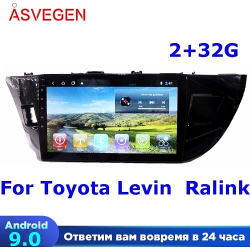 10" Android 9.0 Car Player For Toyota Levin With Ram 2G+32G With Car GPS Multimedia Audio Stereo Navigation Radio Player