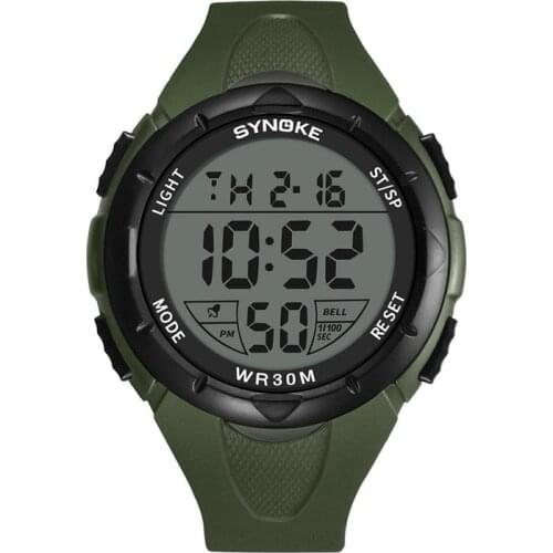 Waterproof Sport Watch For Men Luminous Digital Wristwatch Fashion Men Electronic Watches Chronograph Alarm Male Clock