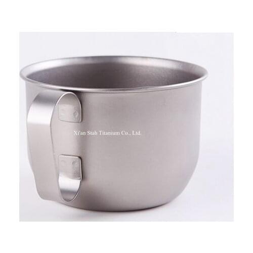 Pure Titanium Ti Office Coffee Mug Cup 500ml 70g/pc Environment friendly Rustproof