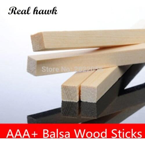 250x8x8/9x9/10x10/11x11/12x12/13x13/14x14/15x15mm Square wooden bar AAA+ Balsa Wood Sticks Strips for airplane/boat model DIY
