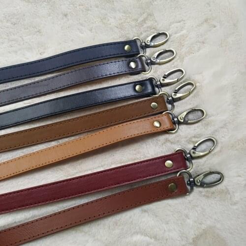 New 110-120cm Bag Handle Long PU Leather Shoulder Bag Strap DIY Replacement Purse Handle for Handbag Belts Strap Bag Accessories