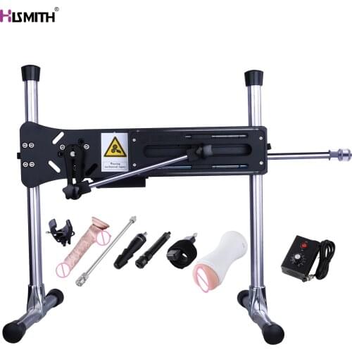 Hismith Premium Metal Sex Machine for Men KlicLok System Series 100W Motor Power Wire-controlled Love Machine for Women & Couple