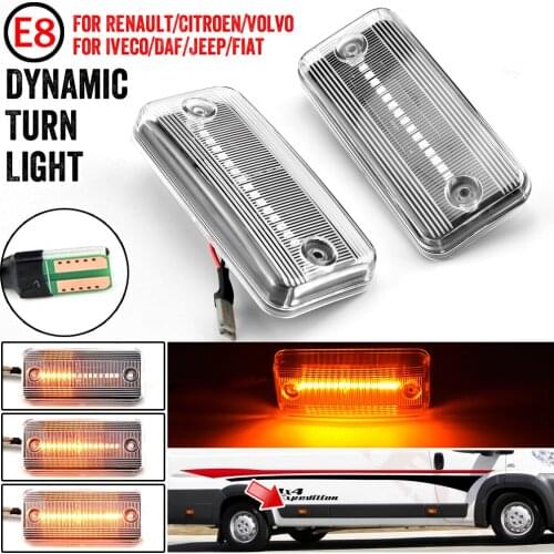LED Side Marker Light lamp Smoke FOR Fiat Ducato IVECO Daily Citroen Relay Peugeot Boxer RENAULT VOLVO FL/FE IRISBUS HEULIEZ DAF