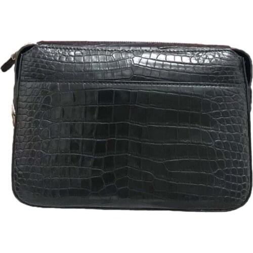 Wanexing Thailand crocodile leather male clutch bag leisure Real crocodile Hand bag fashion trend business men bag