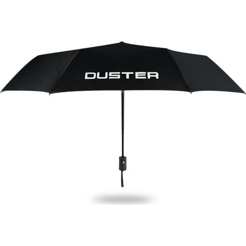 For Dacia Duster 4X2 4X4 1.0 Tce 100 130 Turbo GPL Black Collector Car Accessories Fully Automatic Compact Folding Umbrella