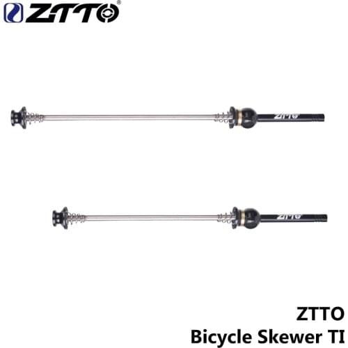 ZTTO 1 Pair MTB Road Bike QR Ti Skewers Ultralight 9MM 5MM Quick Release 100 135 Hub Reliable Axle Bicycle Accessory