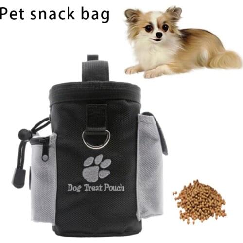 Pet Dog treat Bag Portable Treat Snack Dogs Agility Outdoor Feed Storage Pouch Food Reward Waist Bags Training Bags Pet Food