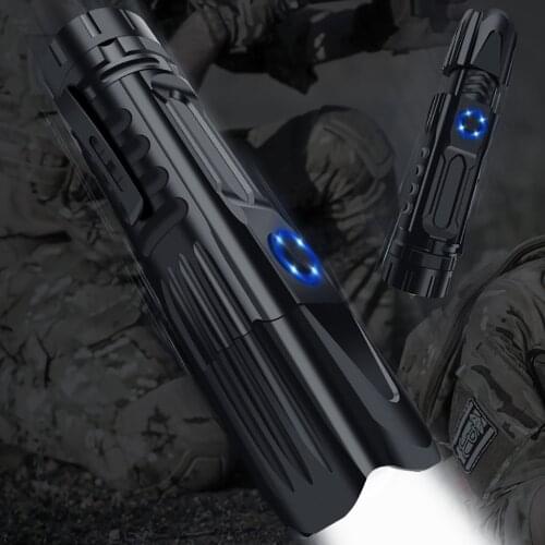 Xhp90 Led Flashlight Most Powerful Flashlight Usb Rechargeable 26650 Zoomable Torch Lantern Hunting Lamp 5 Lighting Modes#g3