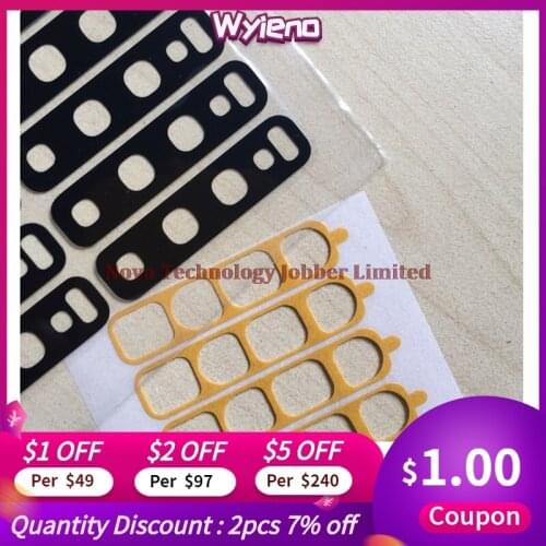 Wyieno 50Pcs/Lot G975 G973 Real Camera Glass Lens For Samsung S10 Plus G975f G973f Back Rear Camera Panel With Glue Tracking