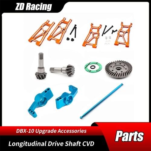 ZD Racing DBX-10 Desert Buggy Off-Road Vehicle Refit Parts Longitudinal Drive Shaft CVD 7210 for 1/10 RC Model Car Accessories