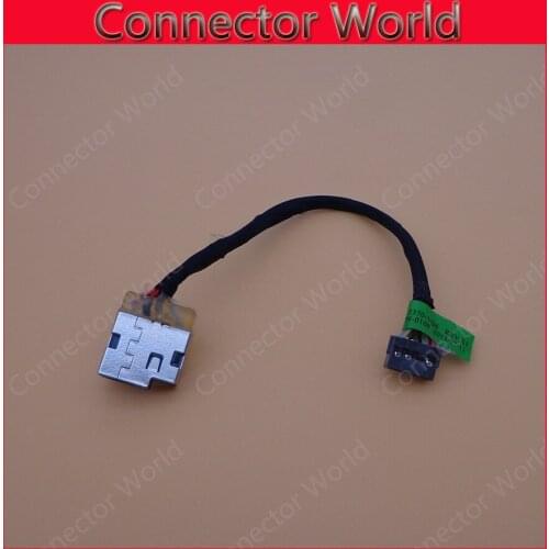 1-20pcs/lot new original for HP 14-e024tx E021 E022 e023tx Pavilion GENUINE DC POWER JACK WITH CABLE Micro usb connector socket
