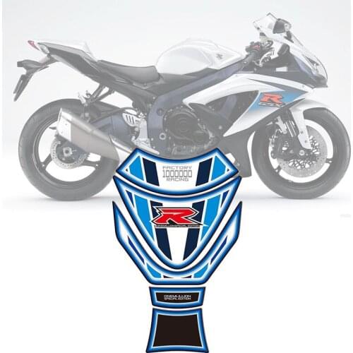 Motorcycle 3D Fuel Tank Pad Protective Stickers Decals For Suzuki GSXR 1000 2013