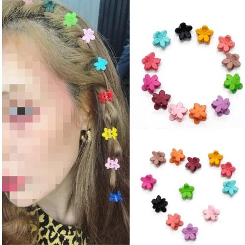 40/100pc Women Girls Colorful Small Hair Ornament Clips Headband Hairpins Sweet Hair Styles Ponytail Holder Hair Accessories Set