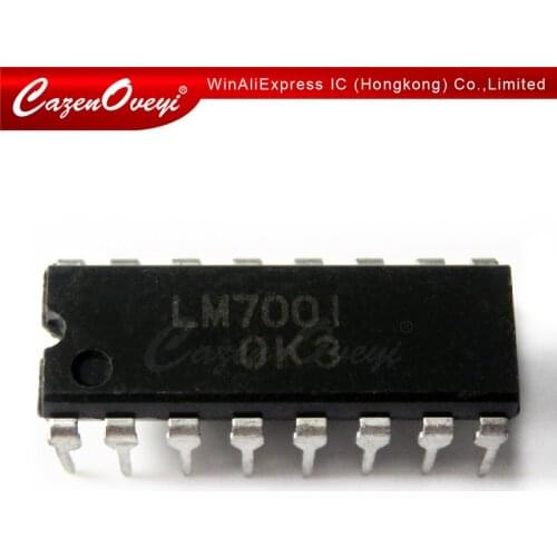 5pcs/lot LM7001J LM7001 7001 DIP-16 In Stock