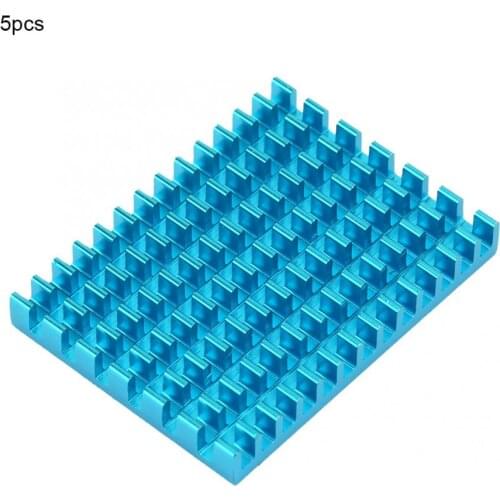 5pcs P40*5*30-Bu Aluminum Cooling Fin Heat Sink Cooler Heatsink Radiator Heat Sink Cooling For Electronic Chip Circuit Board