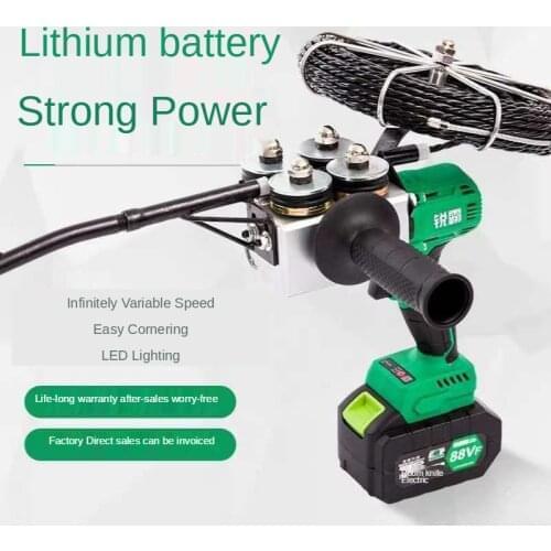 20M Automatic Wire Threader Threading Electric Flash Artifact Electrical Universal Cable Wire Is Pulled Underground Pipe Thread