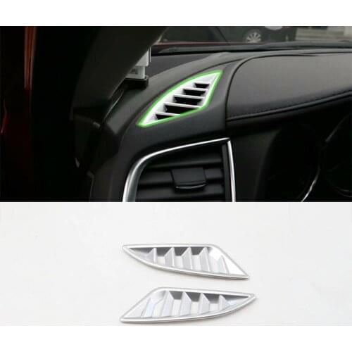 ABS chrome car accessories front upper air vent cover Car Styling For TOYOTA CH-R 2018