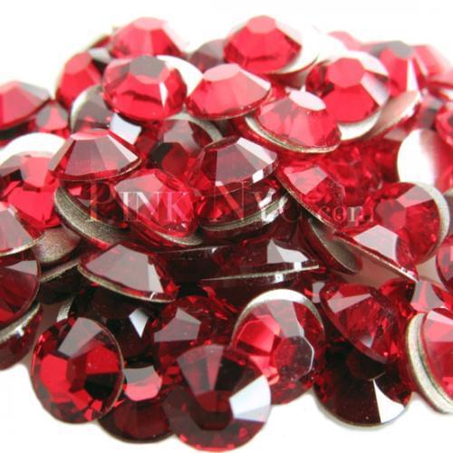 Free Shipping! 1440pcs/lot,ss6 (1.9-2.1mm) Siam Color Flat Back Nail Art Non Hotfix Beads