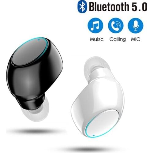 X6 Mini 5.0 Bluetooth Earphone Sport Gaming Headset with Mic Wireless headphones Handsfree Stereo Earbuds For Xiaomi All Phones