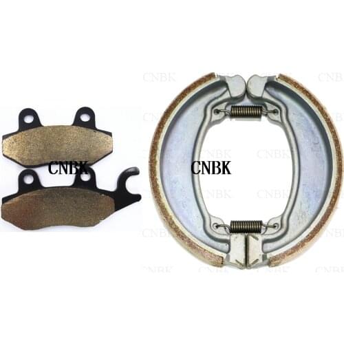 Brake Pads Shoe Drum Set for SYM XS 125 K 2007 - 2015 Front + Rear Onroad