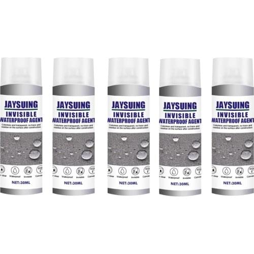 JAYSUING Sealant Spray Anti-Leaking Sealant Agent Plumbing Invisible Waterproof Agent Ceramic Tile Floor Wall Drop-5Pcs