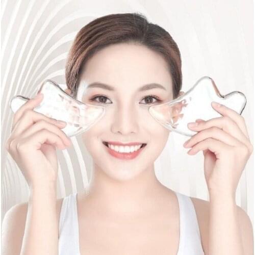 3D Crystal Resin Gua Sha Board Face Lift Tools For Neck Arms Legs Massage Scraping Plate Facial Body Spa Massage