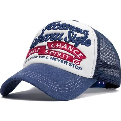 Summer Baseball Cap Embroidery Mesh Cap Hats For Men Women Unisex Gorras Hombre hats Casual Hip Hop Caps Dad Hat