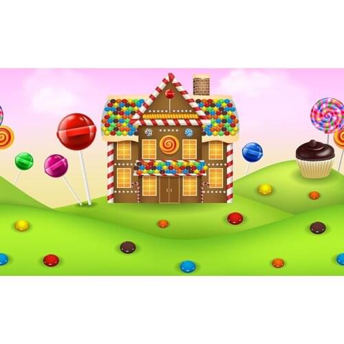 Sweet playground kid Photography backgrounds digital vinyl green photo backdrop for photographer studio kits fotografia lv-2214