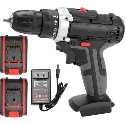 36V Multifunctional Electric Impact Cordless Drill High-power Wireless Rechargeable Hand Drills Home DIY Electric Power Tools